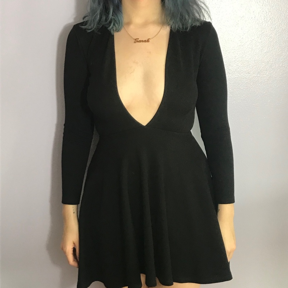 American Apparel V Cut Dress